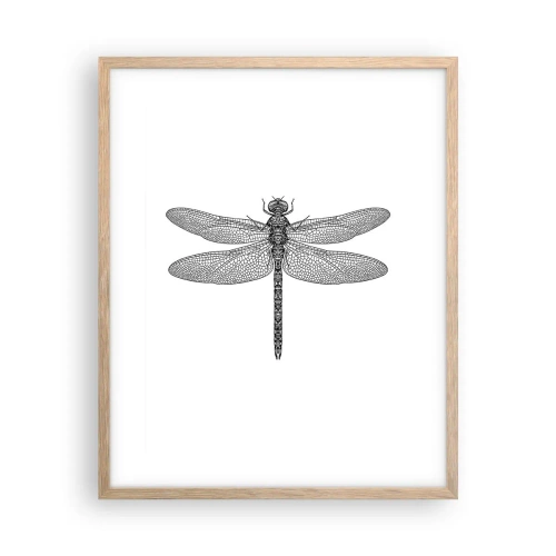 Affisch i ram av ljusek - Precision i naturen - 40x50 cm