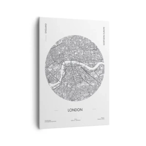 Canvastavla - Bild på duk - Londons anatomi - 50x70 cm