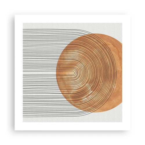 Affisch - En solig komposition - 50x50 cm