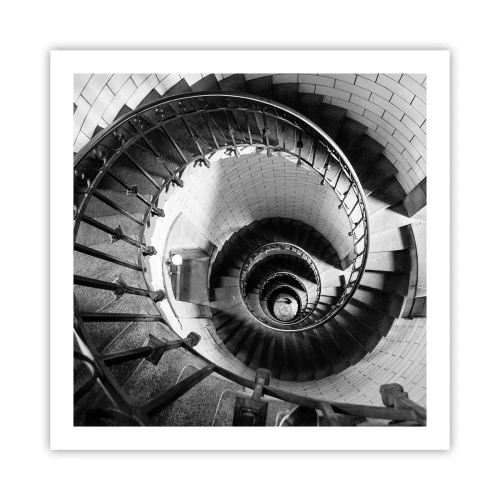 Affisch - Högre och högre - 60x60 cm