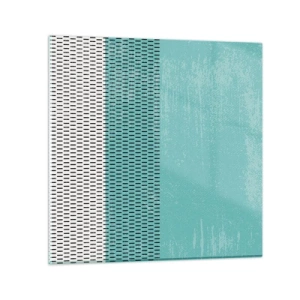 Glastavla - Bild på glas - Balanserad komposition - 50x50 cm