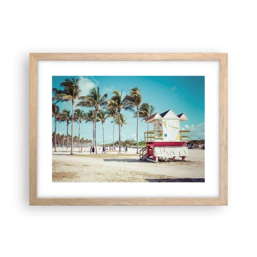 Affisch i ram av ljusek - En vacker dag framför dig - 40x30 cm