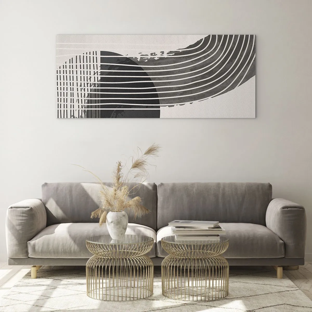 Glastavla - Bild på glas - Dit och tillbaka - 100x40 cm