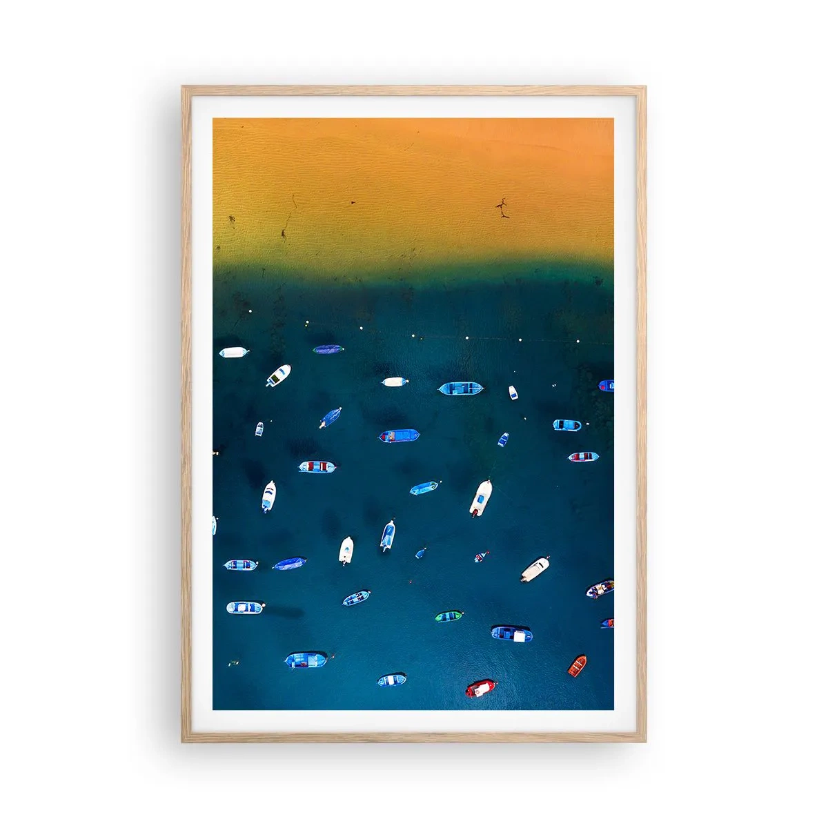 Affisch i ram av ljusek - Ett semesterspel - 70x100 cm