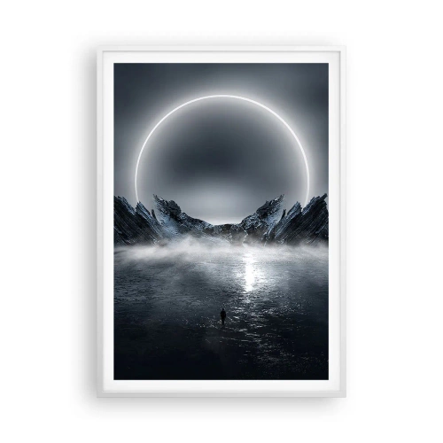 Affisch i vit ram - En berättelses final - 70x100 cm