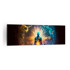 Canvastavla - Bild på duk - Kosmisk stillhet - 160x50 cm