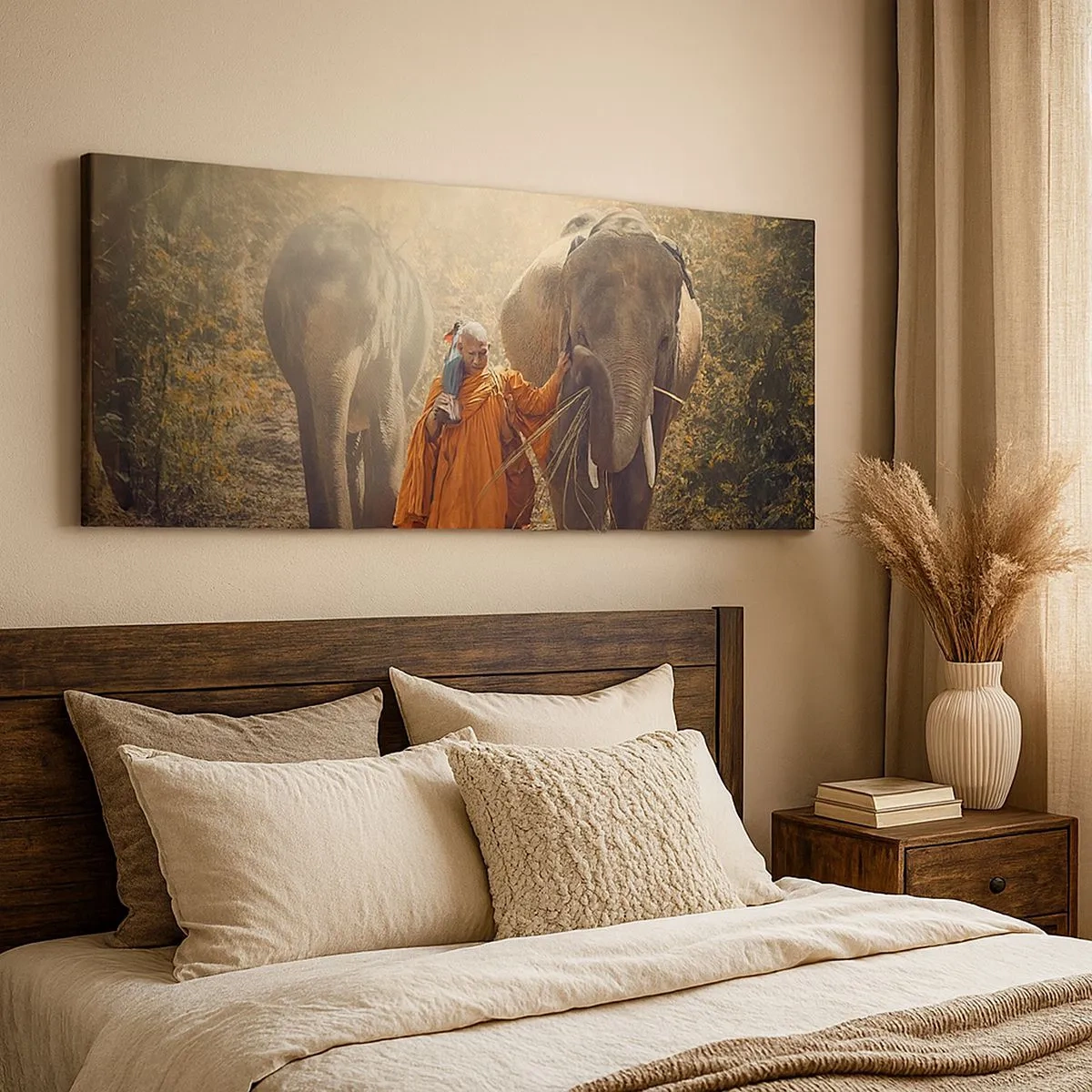 Canvastavla - Bild på duk - Full förståelse - 100x40 cm