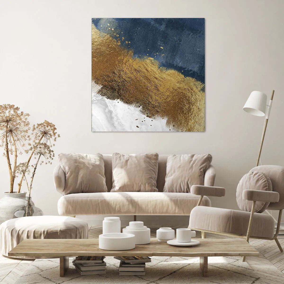 Canvastavla - Bild på duk - Sommarens färger - 30x30 cm