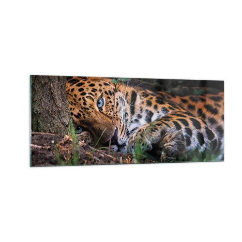 Glastavla - Bild på glas - Tro mig - 100x40 cm