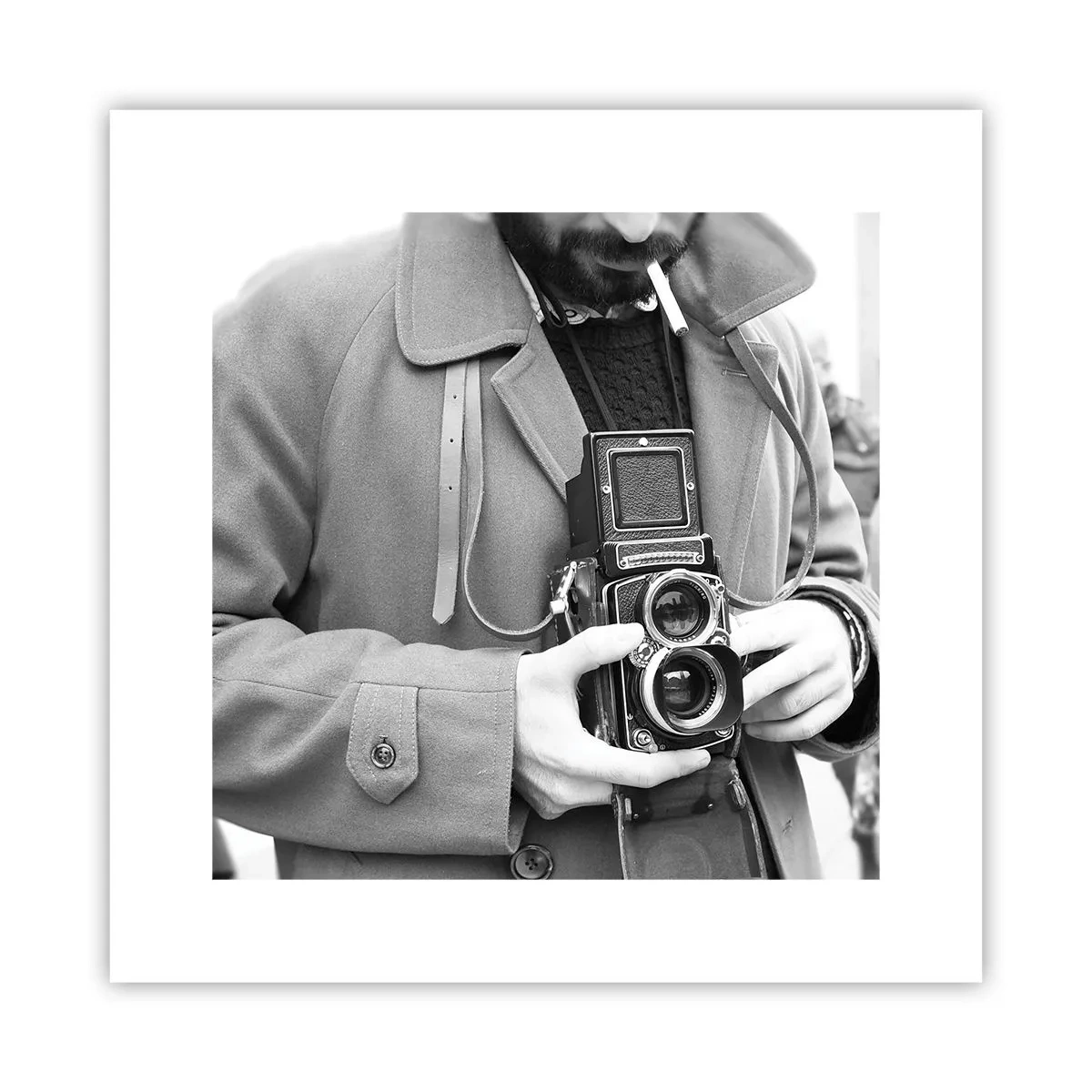 Affisch - I retrostil - 30x30 cm