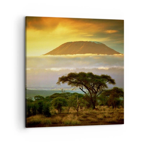 Canvastavla - Bild på duk - Resenärens dröm - 50x50 cm