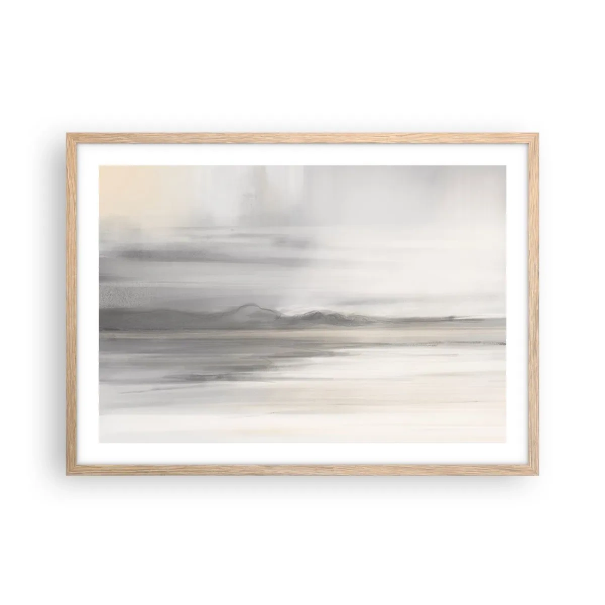 Affisch i ram av ljusek - En eftertänksam bakgrund - 70x50 cm