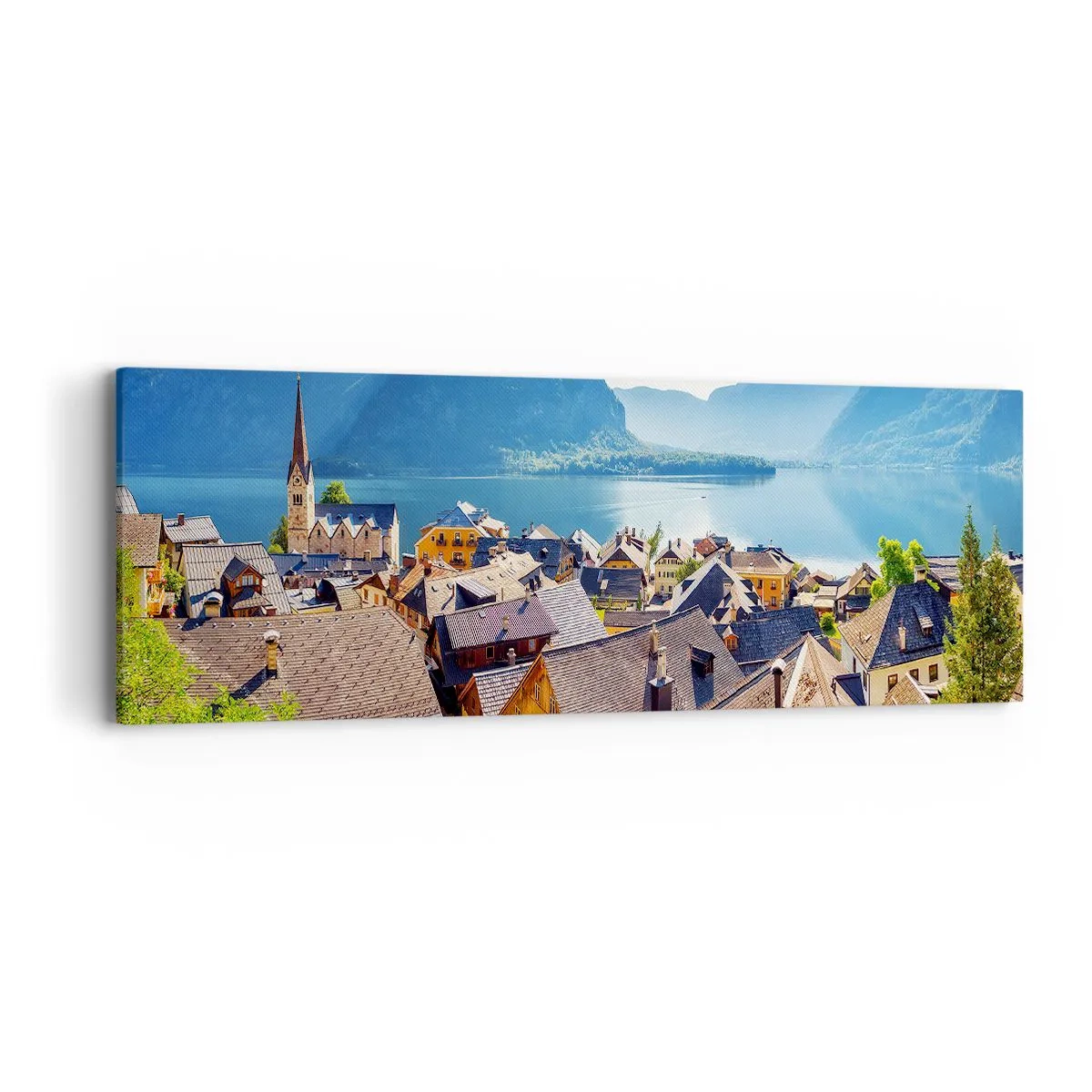 Canvastavla - Bild på duk - Mera pittoreskt blir det inte - 90x30 cm