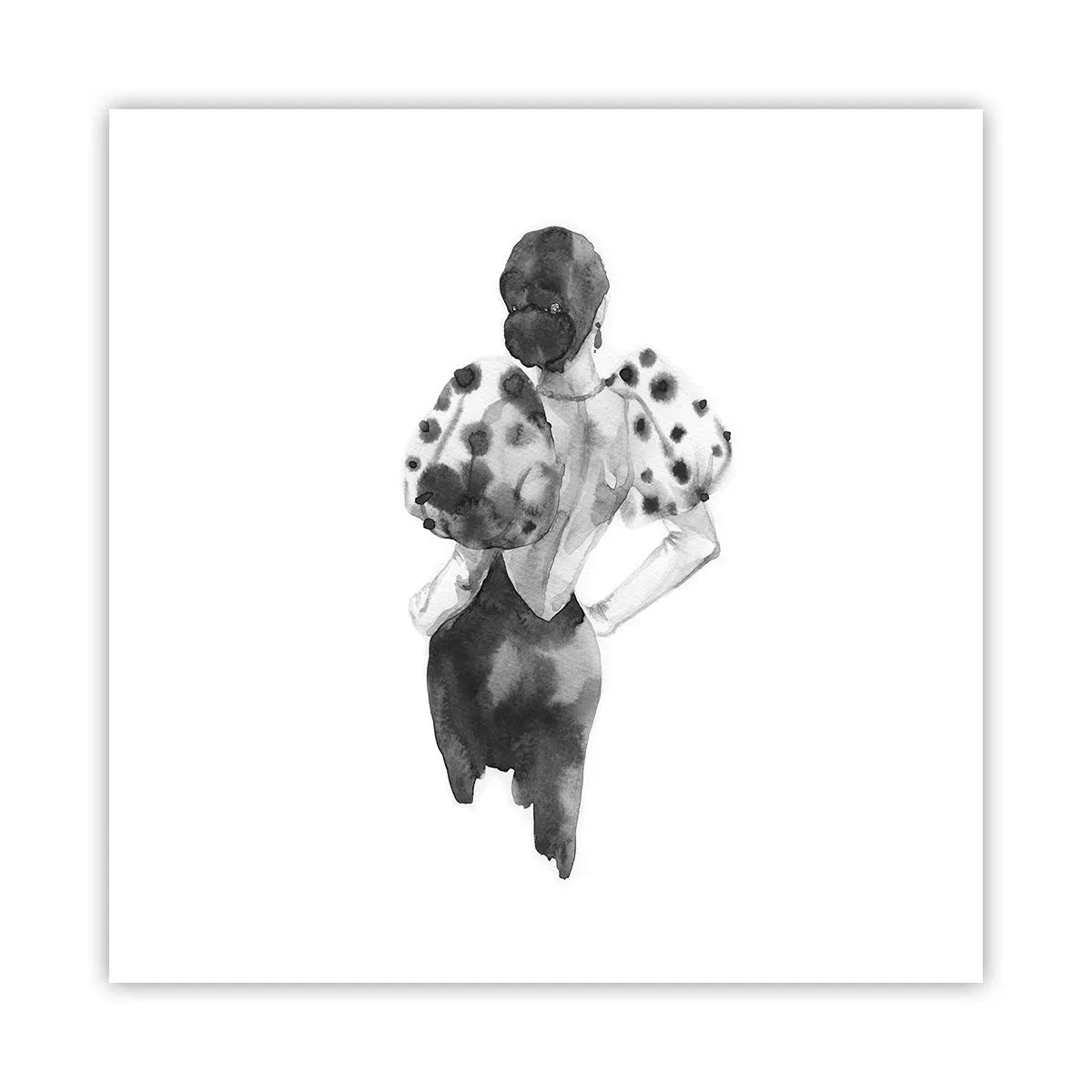 Affisch - Hon passerade nära mig - 50x50 cm