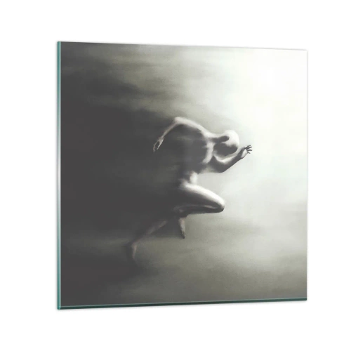 Glastavla - Bild på glas - Omöjlig att stoppa - 40x40 cm