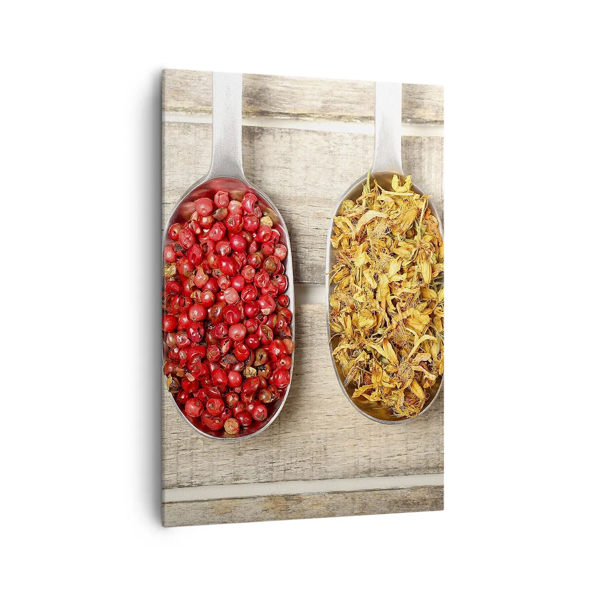 Canvastavla - Bild på duk - Köksmagi - 70x100 cm