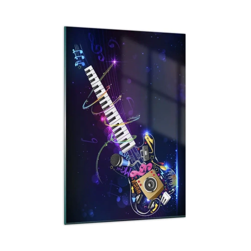 Glastavla - Bild på glas - Allt väl - 80x120 cm