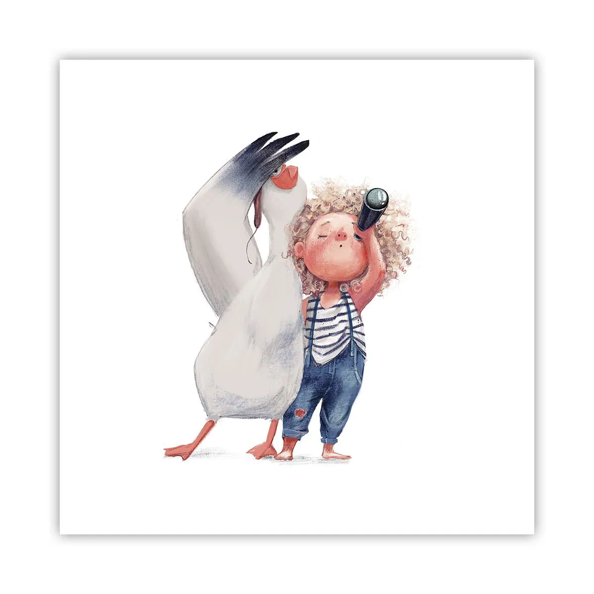 Affisch - Stora resans plan - 40x40 cm