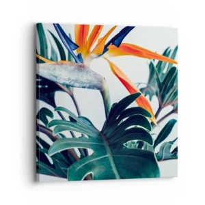 Canvastavla - Bild på duk - Fågelbuske - 30x30 cm