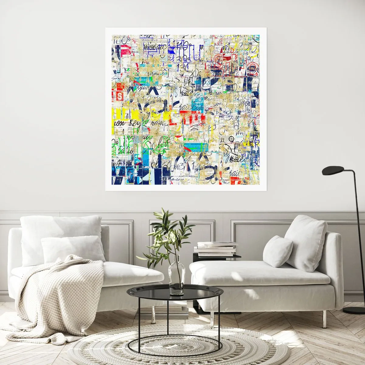 Affisch - Helt enkelt gläder ögonen - 60x60 cm