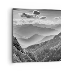 Canvastavla - Bild på duk - Ända fram till horisonten - 70x70 cm