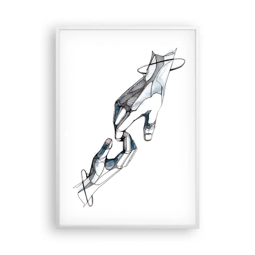 Affisch i vit ram - God gest - 70x100 cm