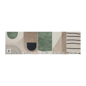 Fototapet Prov Standard Eco - Ovalens mjukhet - Minimalism, Bit, Abstraktion - 100x30 cm