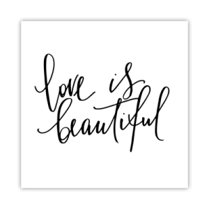 Affisch - Läs och upprepa - 60x60 cm