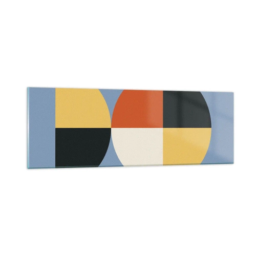 Glastavla - Bild på glas - Titta och räkna - 90x30 cm