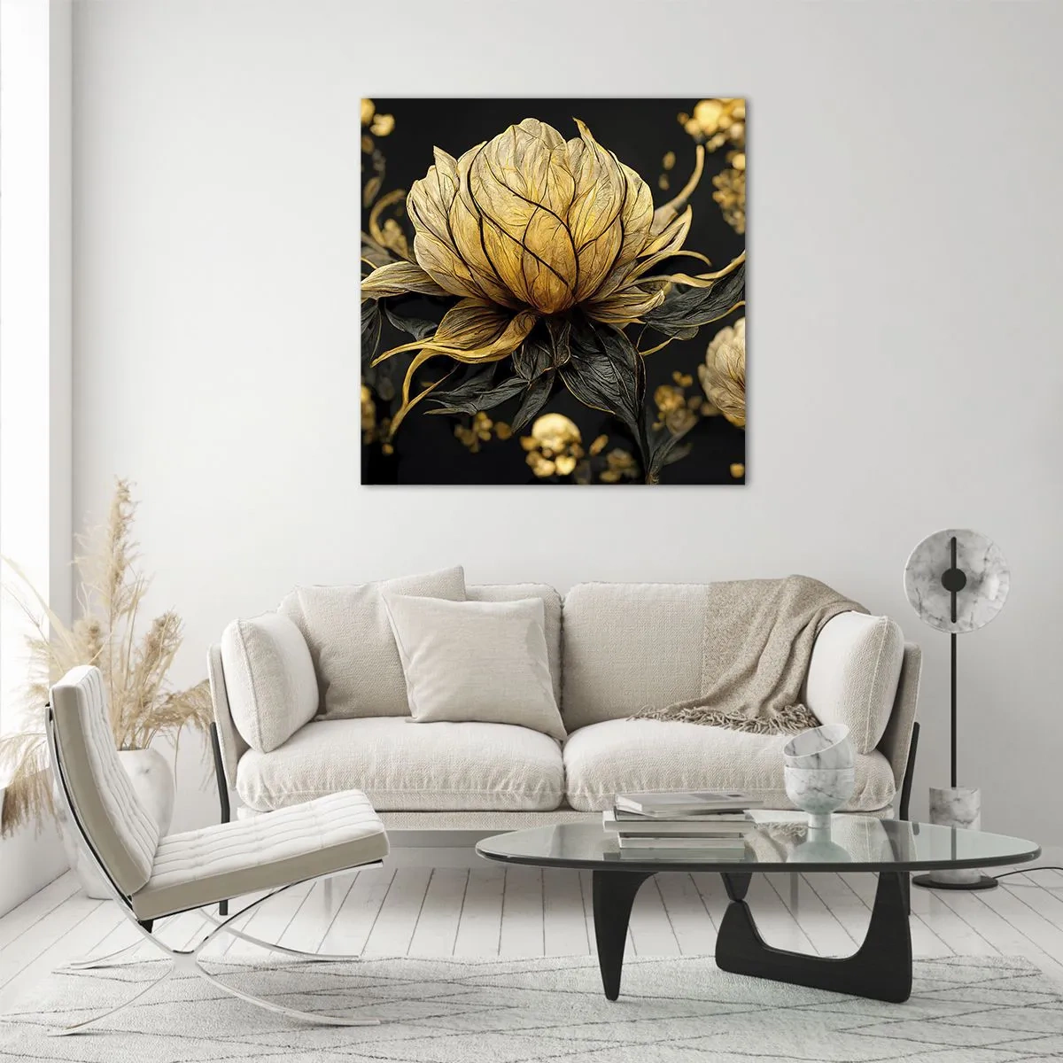 Glastavla - Bild på glas - Subtil skörhet - 40x40 cm