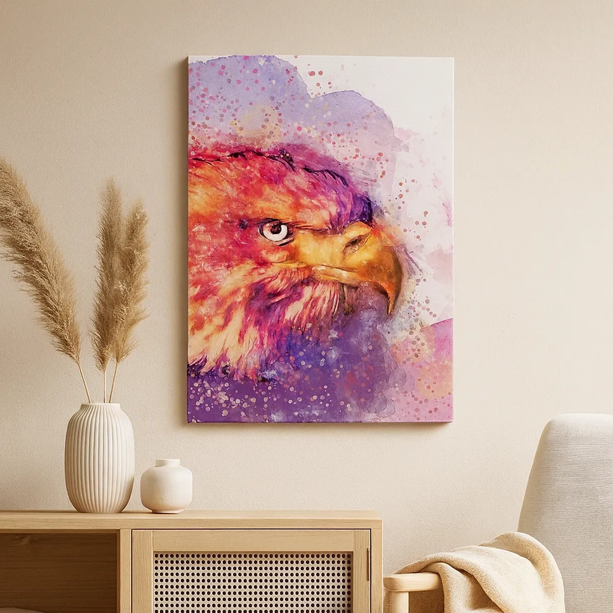 Canvastavla - Bild på duk - Du vill inte vet vad jag tänker på - 50x70 cm