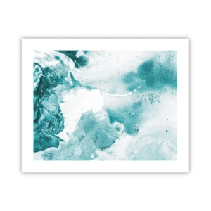 Affisch - Blåa laguner - 50x40 cm