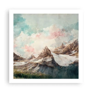 Affisch - Steniga blad - 60x60 cm