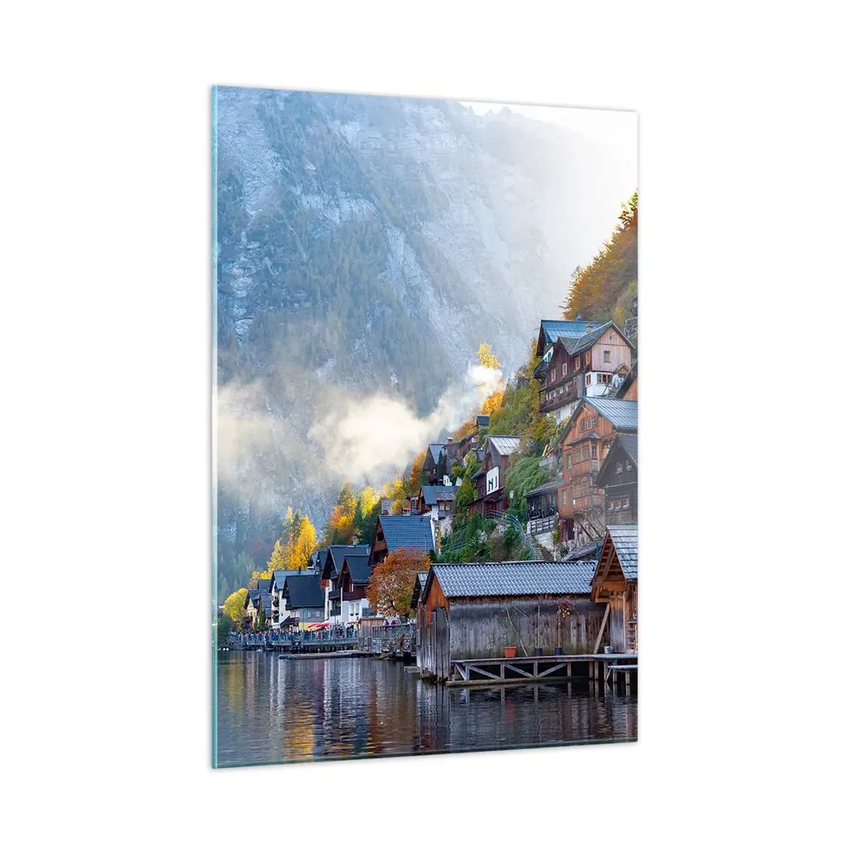 Glastavla - Bild på glas - Alpina klimat - 50x70 cm