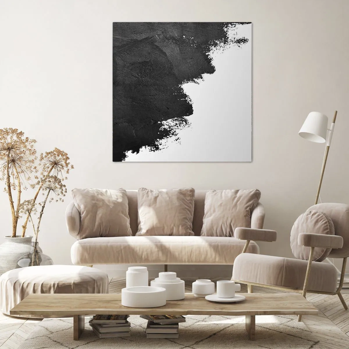 Canvastavla - Bild på duk - Element: jord - 40x40 cm