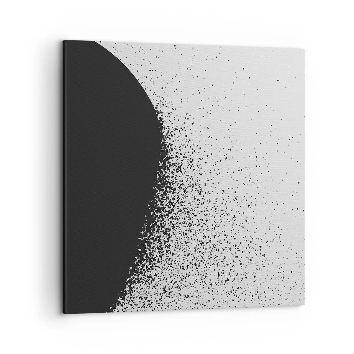 Canvastavla - Bild på duk - Partiklarnas rörelse - 50x50 cm