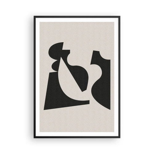 Affisch i svart ram - För självmontering - 70x100 cm