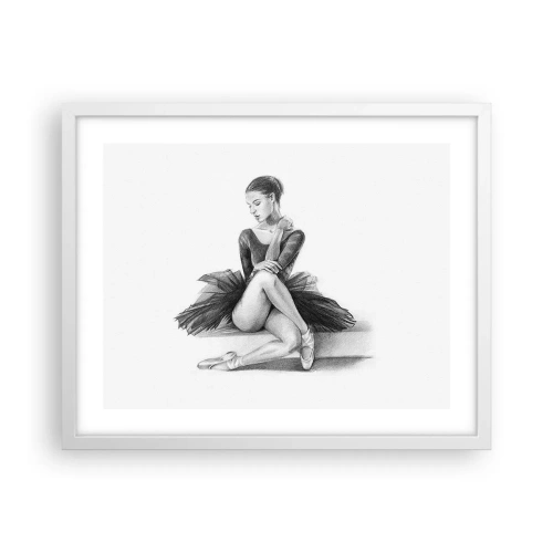 Affisch i vit ram - Förtrollad av dansen - 50x40 cm