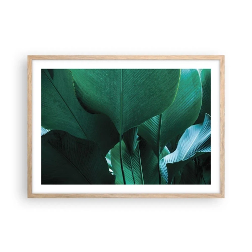 Affisch i ram av ljusek - Vända mot ljuset - 70x50 cm