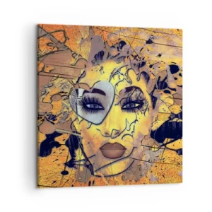 Canvastavla - Bild på duk - Solig skönhet - 50x50 cm