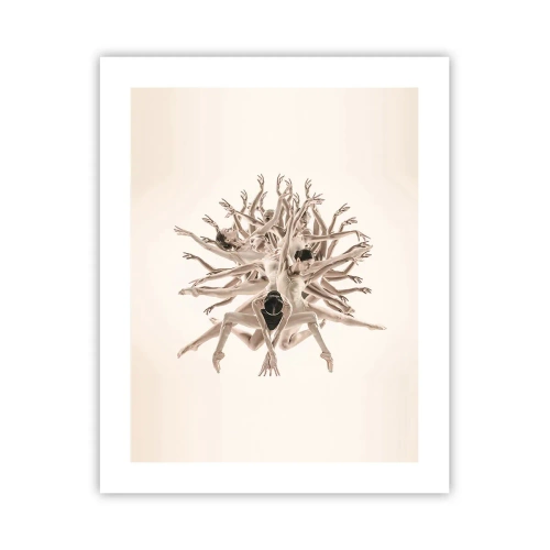 Affisch - Blommar i dansen - 40x50 cm