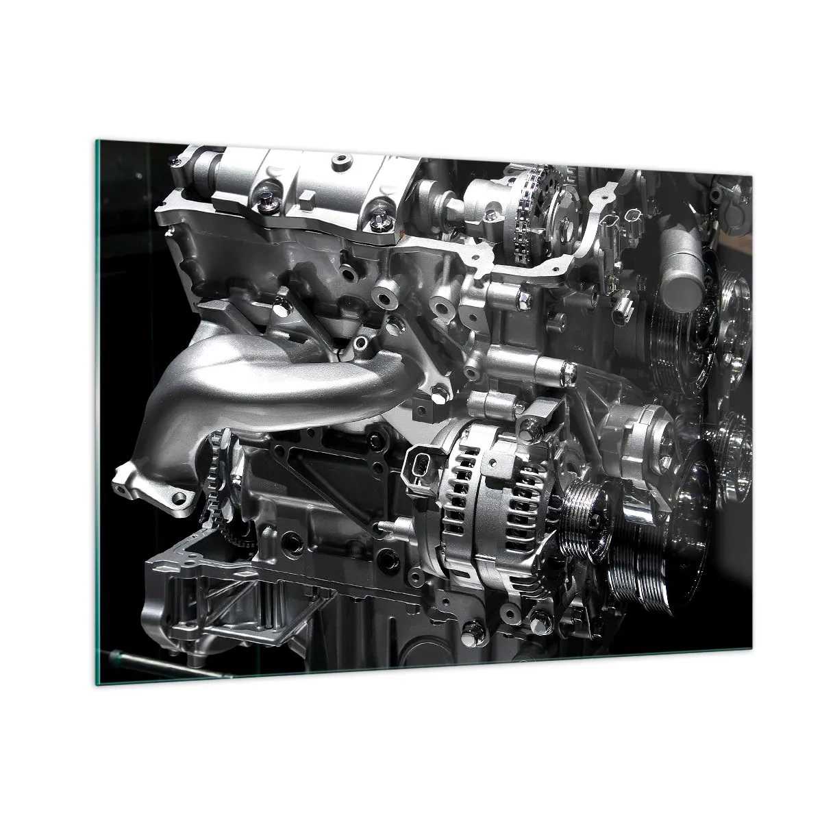 Glastavla - Bild på glas - Stål, vacker, stark - 100x70 cm