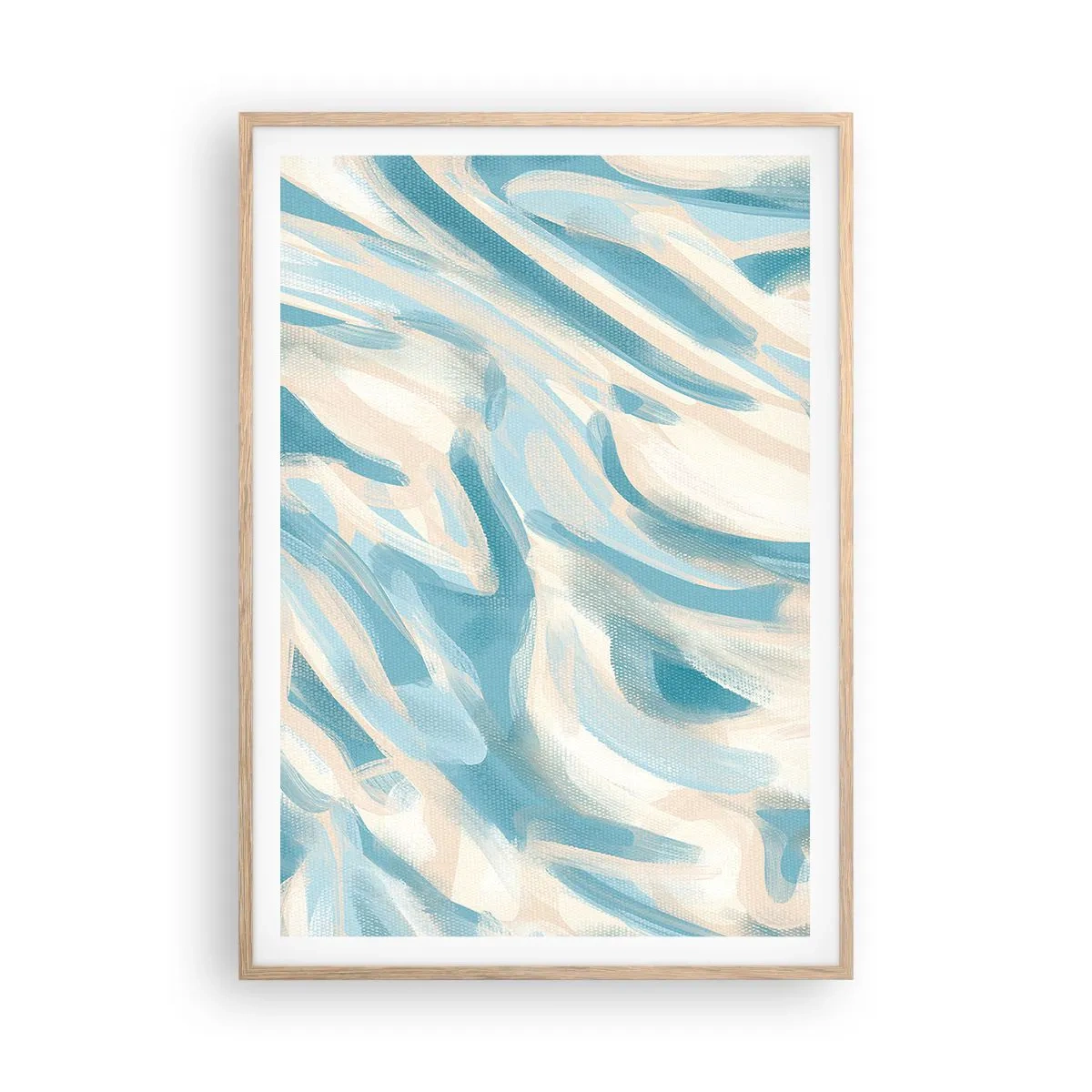 Affisch i ram av ljusek - Vårvindar - 70x100 cm