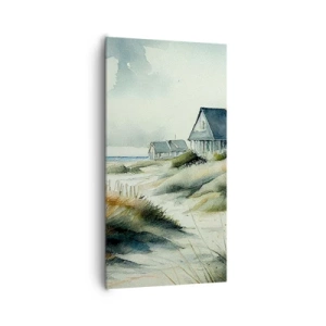 Canvastavla - Bild på duk - Borta från liv och rörelse - 65x120 cm