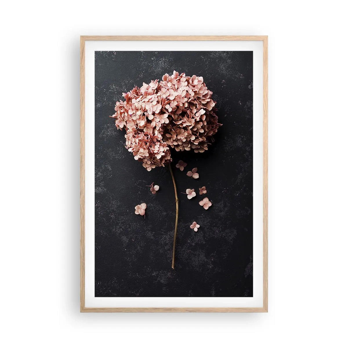 Affisch i ram av ljusek - Ett verkligt romantiskt tecken - 61x91 cm