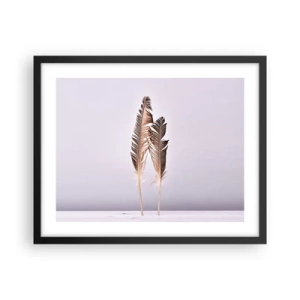 Affisch i svart ram - Mot intet - 50x40 cm