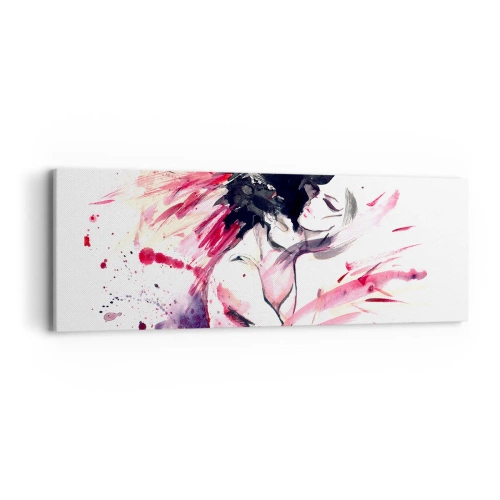 Canvastavla - Bild på duk - Kärleksfull uppfyllelse - 90x30 cm