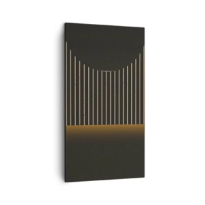 Canvastavla - Bild på duk - Utforska mörkret - 45x80 cm