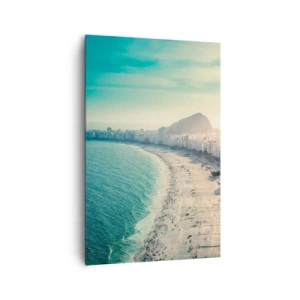Canvastavla - Bild på duk - Evig semester i Rio - 80x120 cm