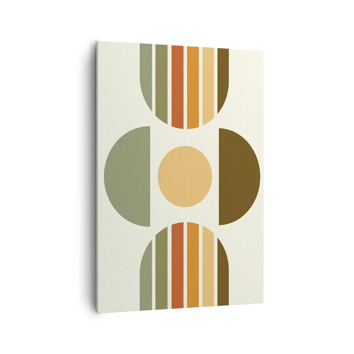 Canvastavla - Bild på duk - I jordens färger - 70x100 cm